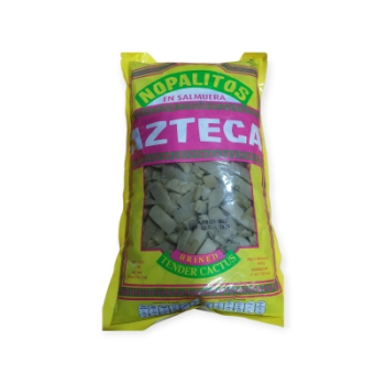 Azteca Napolitos ,Tiras De Cactus en Salmuera 1kg - Kaktusstreifen in Salzlake 1kg - Abtropfgewicht 600g